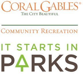 City of Coral Gables Community Recreation It Starts in Parks logo